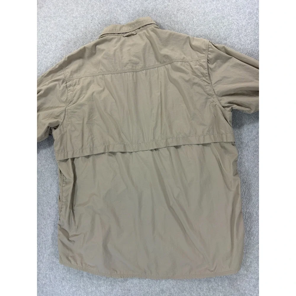 Simms BIG HOLE LODGE Breathable Button Down Shirt (Men's 2XL) Tan